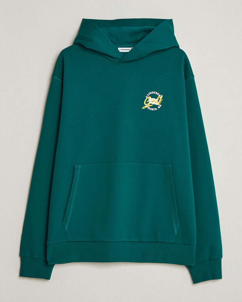 J.Lindeberg Club Masters Tour Hoodie Forest Biome – Vihreä