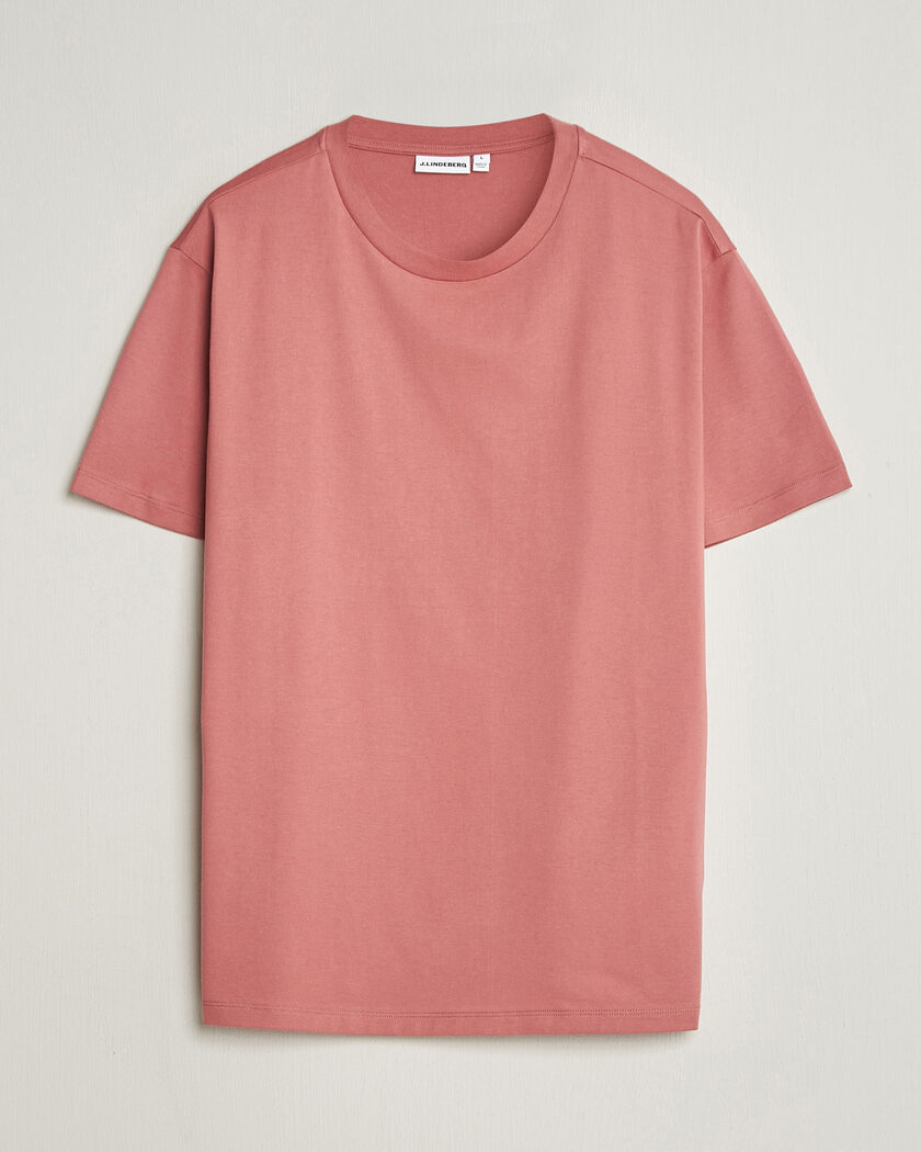 J.Lindeberg Sid Basic T-Shirt Withered Rose – Punainen
