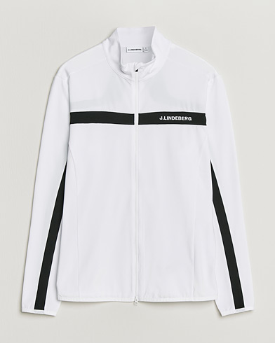 J.Lindeberg Jarvis Mid Layer Full Zip White – Valkoinen