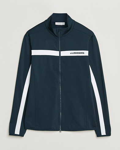 J.Lindeberg Jarvis Mid Layer Full Zip JL Navy – Sininen