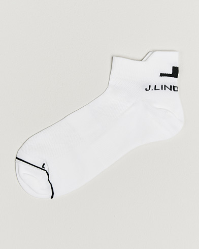 J.Lindeberg Spin Short Golf Sock White – Valkoinen