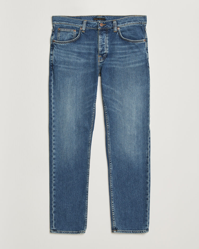 Nudie Jeans Solid Ollie Jeans Blue Blur – Sininen