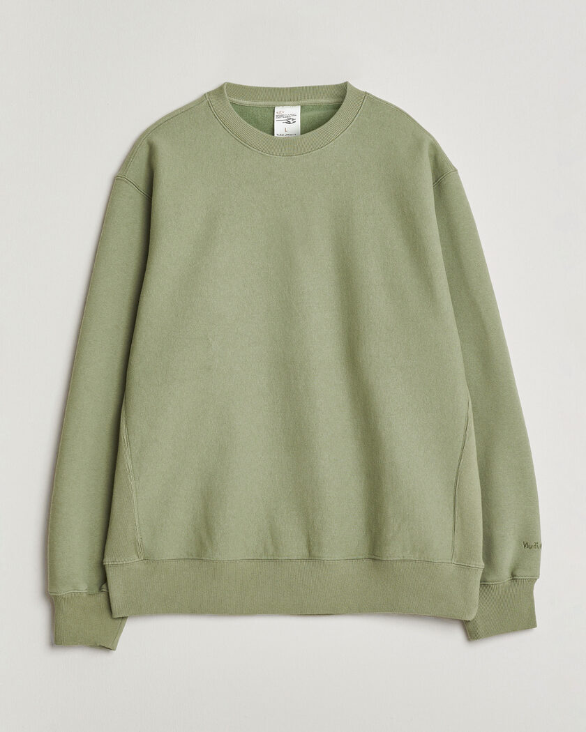 Nudie Jeans Hasse Crew Neck Sweatshirt Green – Vihreä