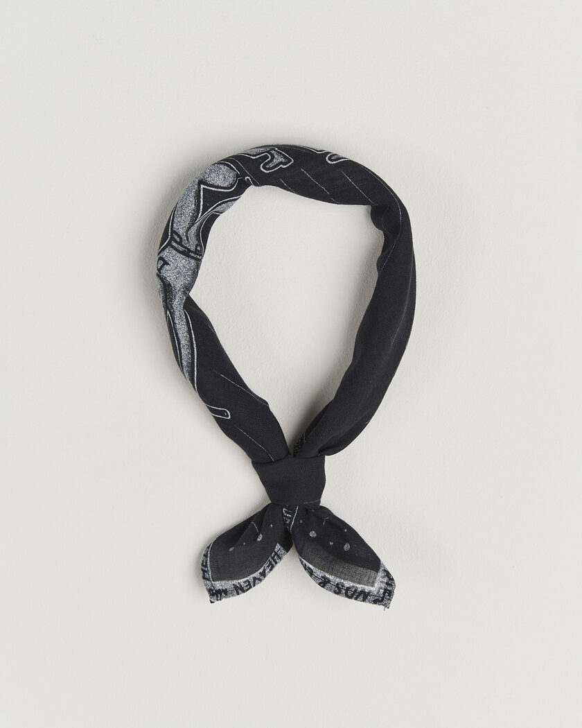 Nudie Jeans Ingrid Printed Bandana Black – Musta