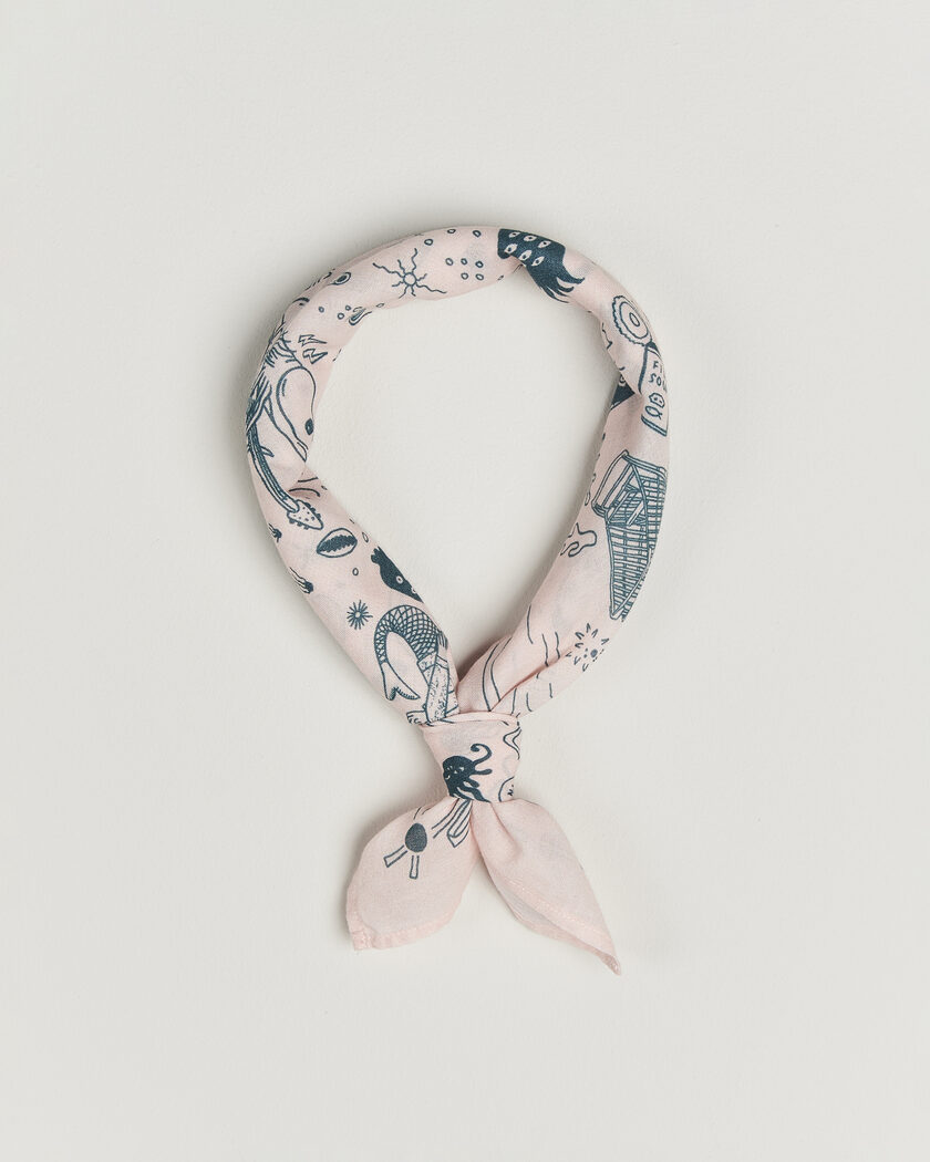 Nudie Jeans Ingrid Printed Bandana Pink – Vaaleanpunainen