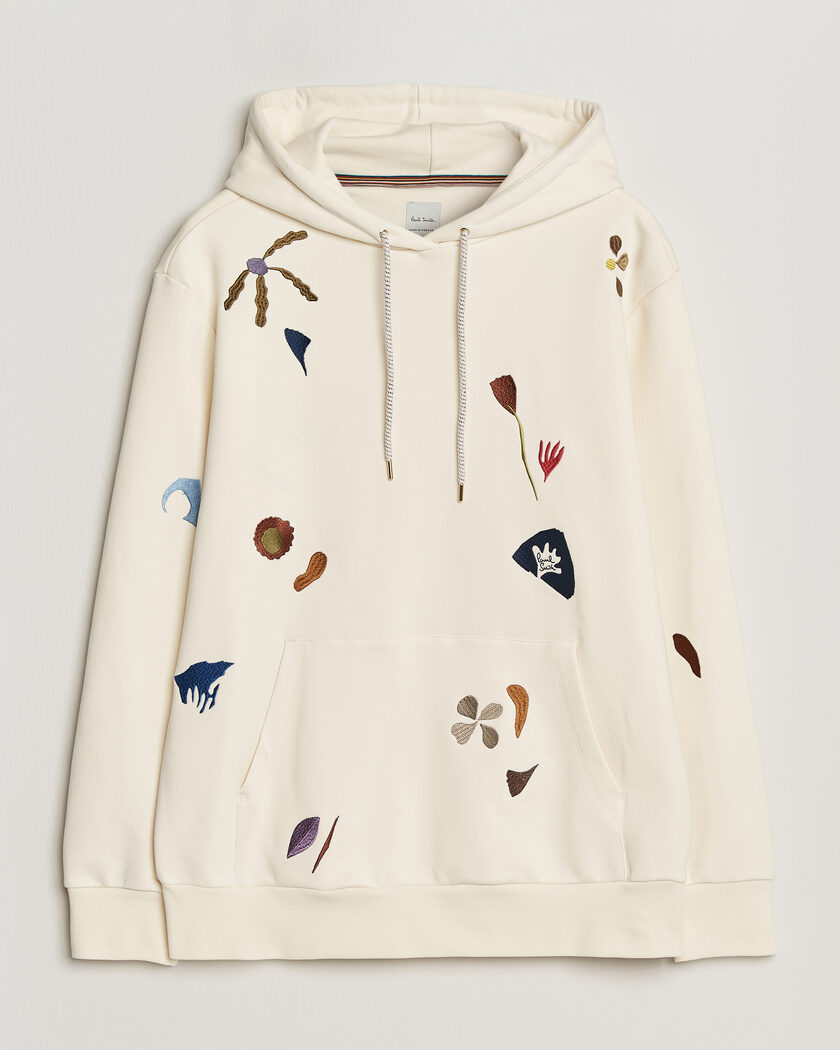 Paul Smith Embroidered Hoodie White – Valkoinen