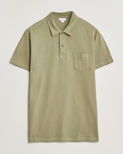 Sunspel Riviera Polo Shirt Pistachio – Vihreä