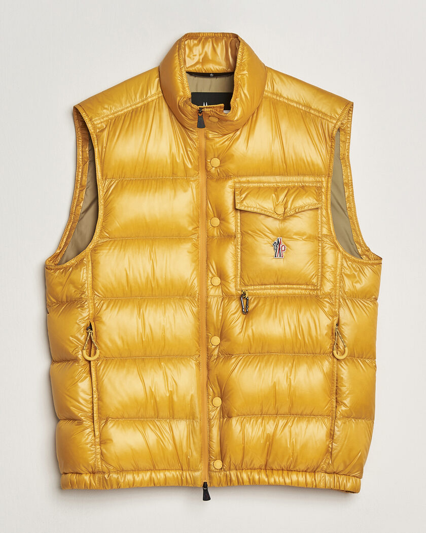 Moncler Grenoble Uychi Down Vest Yellow – Keltainen