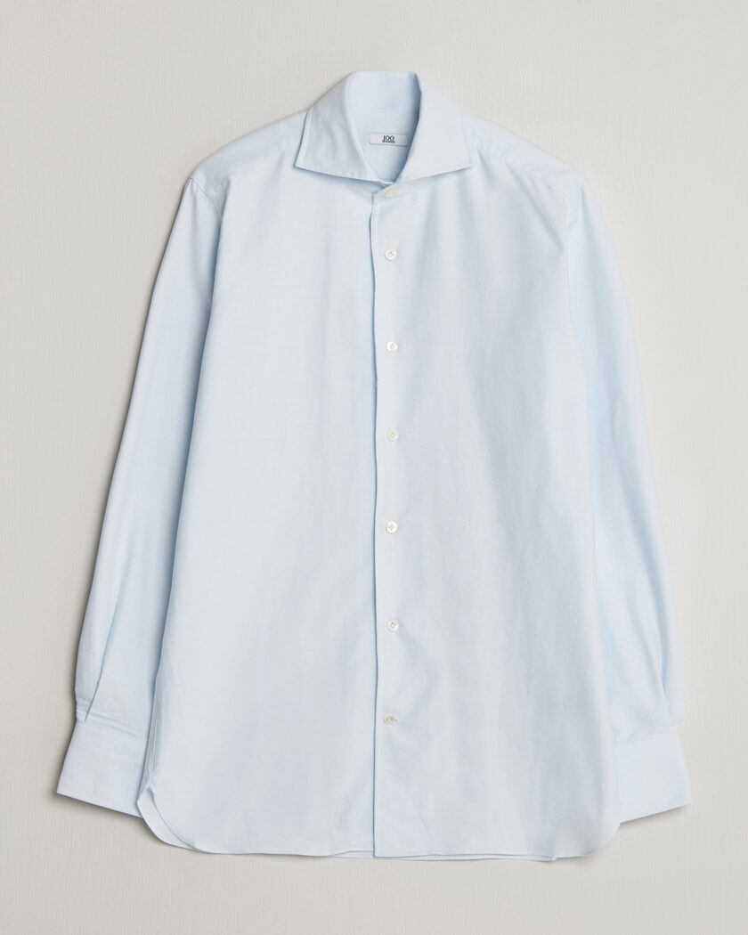 100Hands Washed Oxford Shirt Light Blue – Sininen