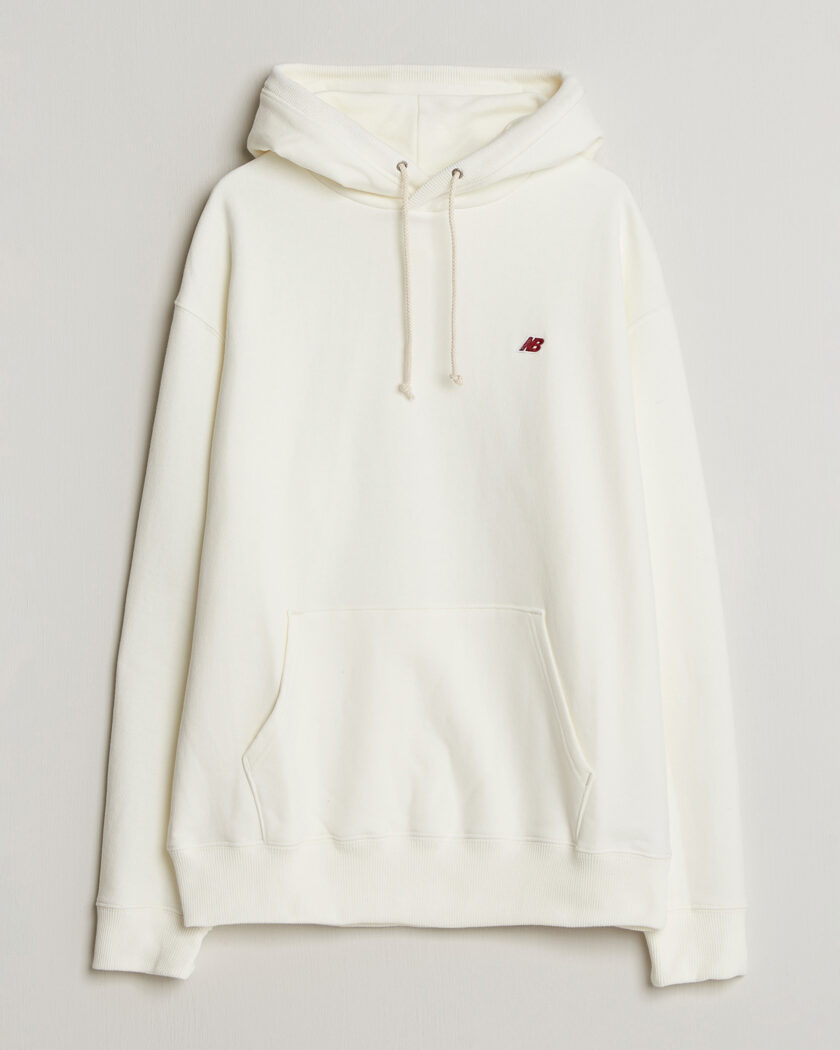 New Balance Made In USA Core Hoodie Sea Salt – Valkoinen