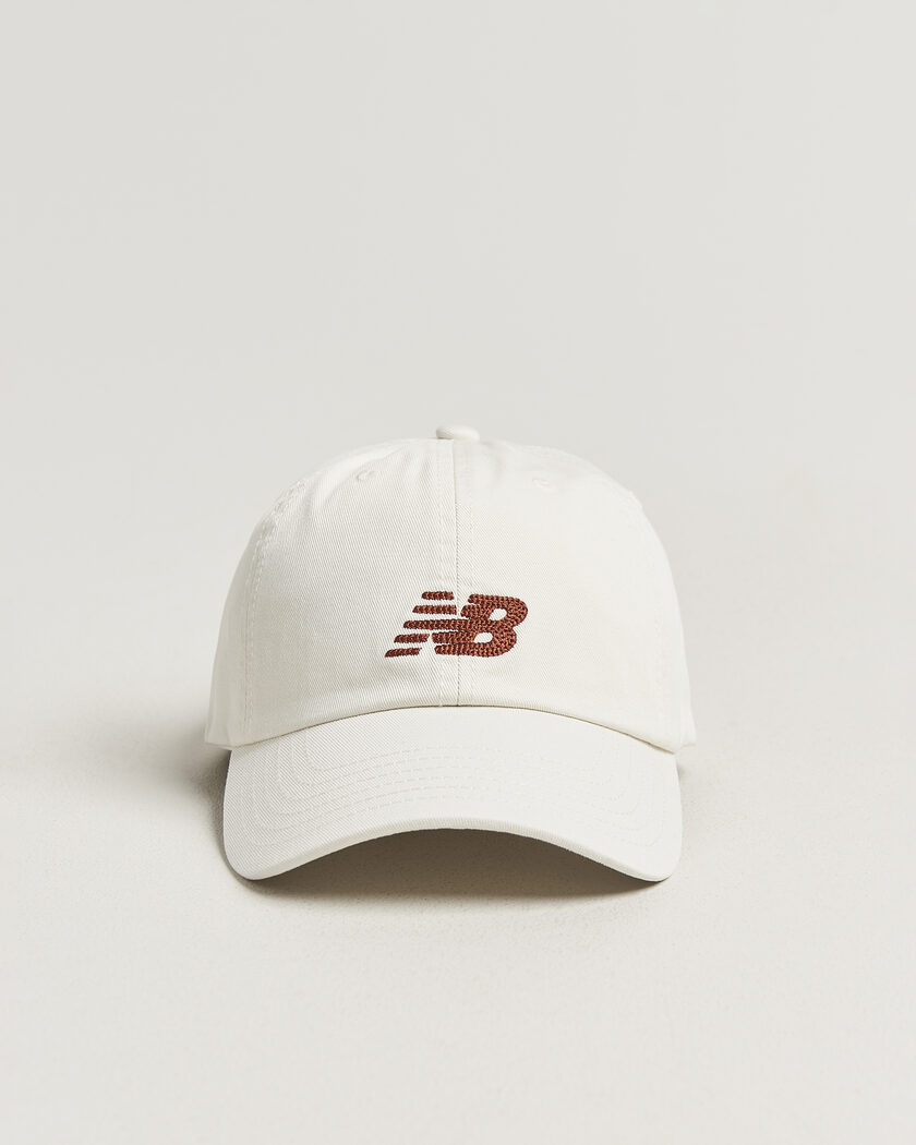 New Balance 6 Panel Logo Cap Sea Salt – Valkoinen