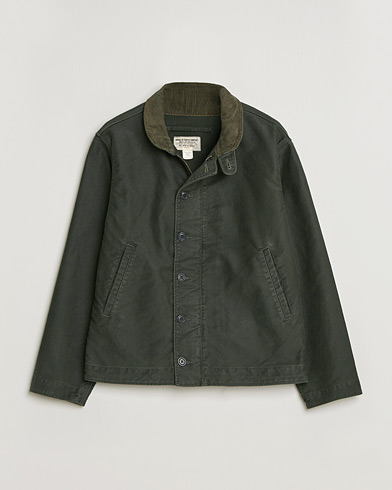 RRL Bower Deck Jacket Vintage Black – Musta