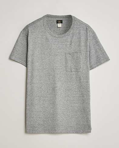 RRL 2-Pack Pocket Tee Heather Grey – Harmaa