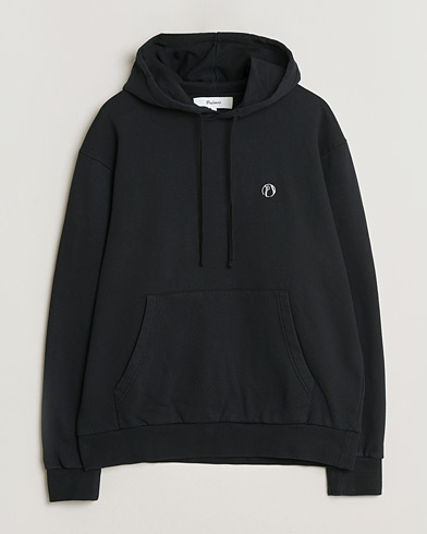 Palmes Stitch Hooded Sweatshirt Black – Musta