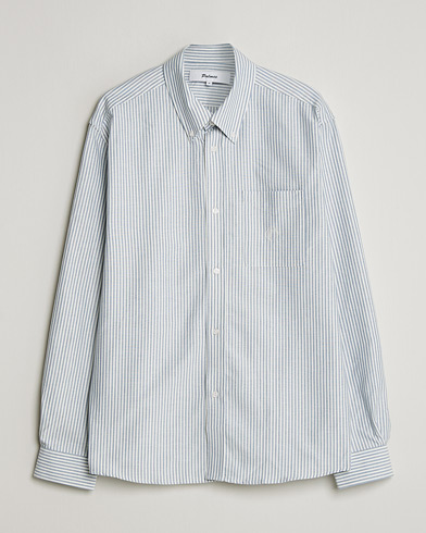 Palmes Deuce Oxford Shirt Light Blue Stripe – Sininen