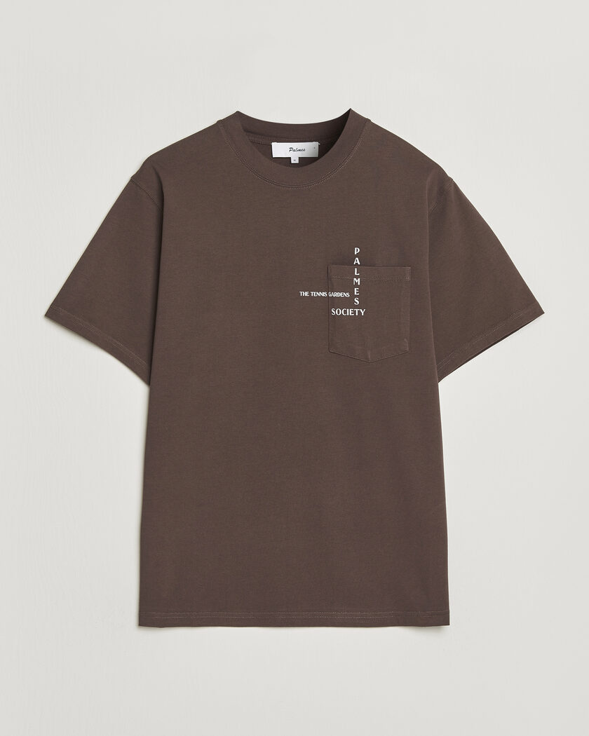 Palmes Ramus Pocket T-Shirt Brown – Ruskea
