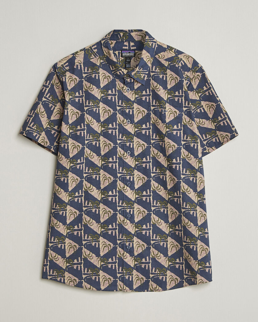 Patagonia Go To Short Sleeve Shirt Jaguar Geo – Monivärinen