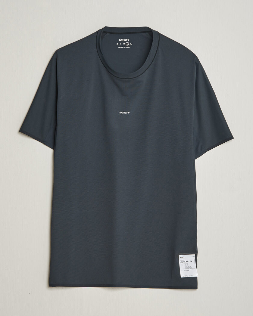 Satisfy AuraLite UV T-Shirt Black – Musta