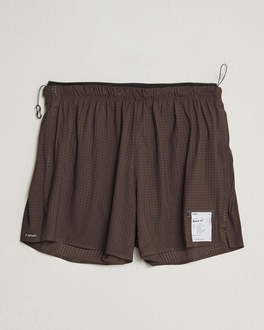 Satisfy Space-O 5 Inch Shorts Deep Mahogany – Ruskea