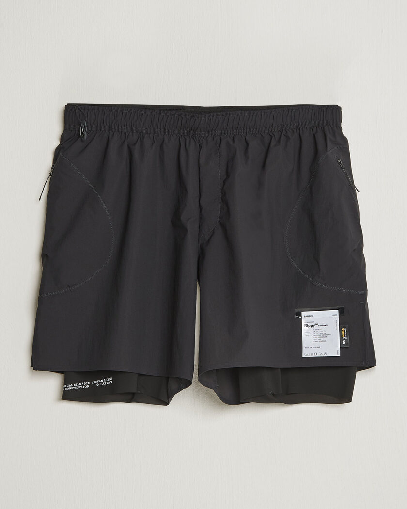 Satisfy Rippy Cordura 5 Inch Shorts Black – Musta