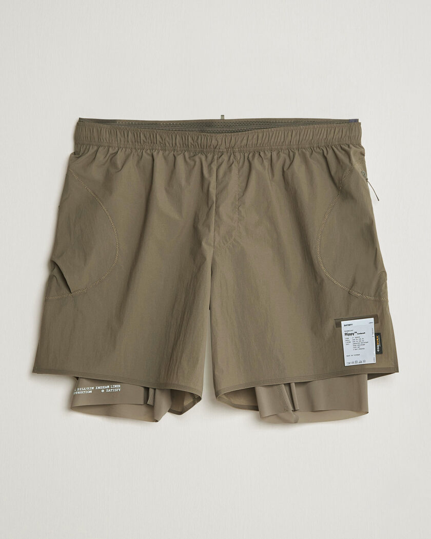 Satisfy Rippy Cordura 5 Inch Shorts Morel – Ruskea