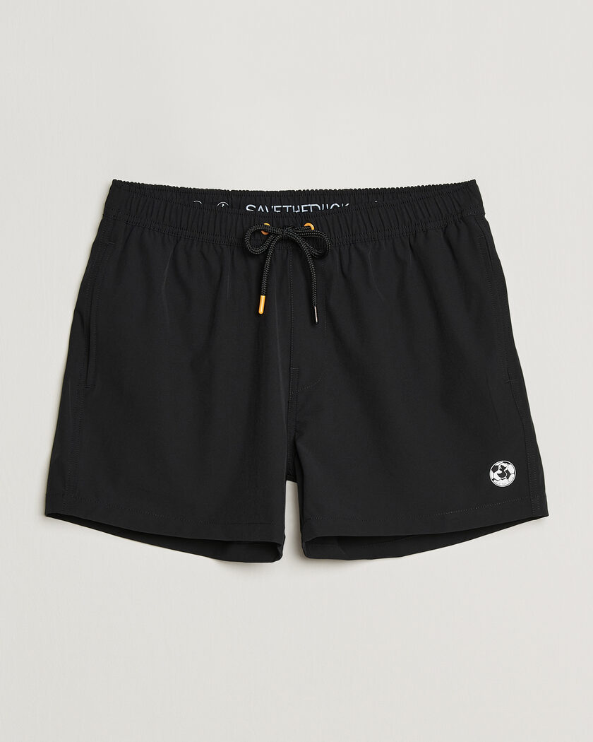 Save The Duck Plain Drawstring Swimshorts Black – Musta