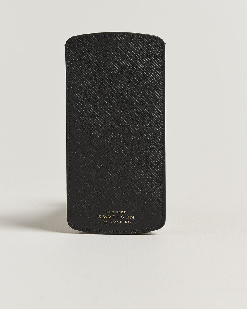 Smythson Panama Glasses Case Black – Musta