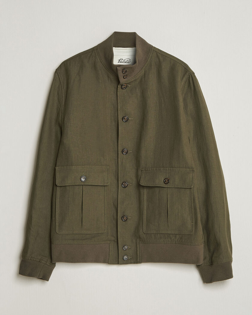 Valstar Valstarino Linen Jacket Olive – Vihreä