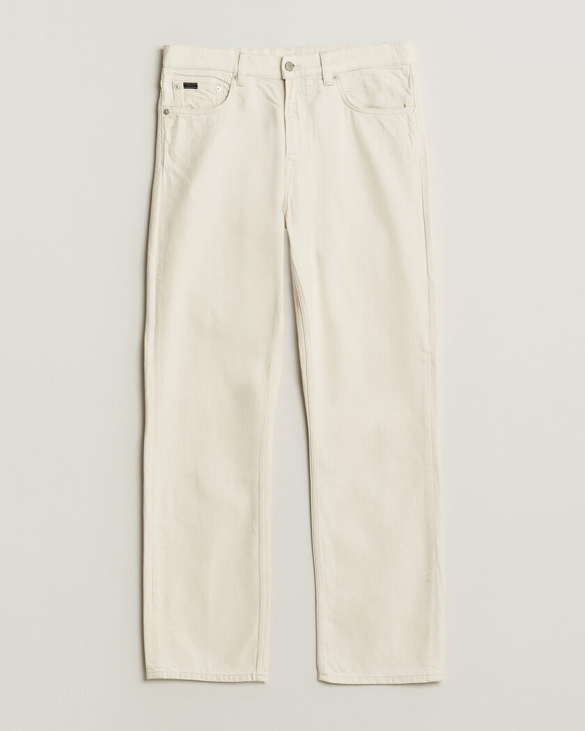 Gant Straight Fit Jeans Ecru – Valkoinen