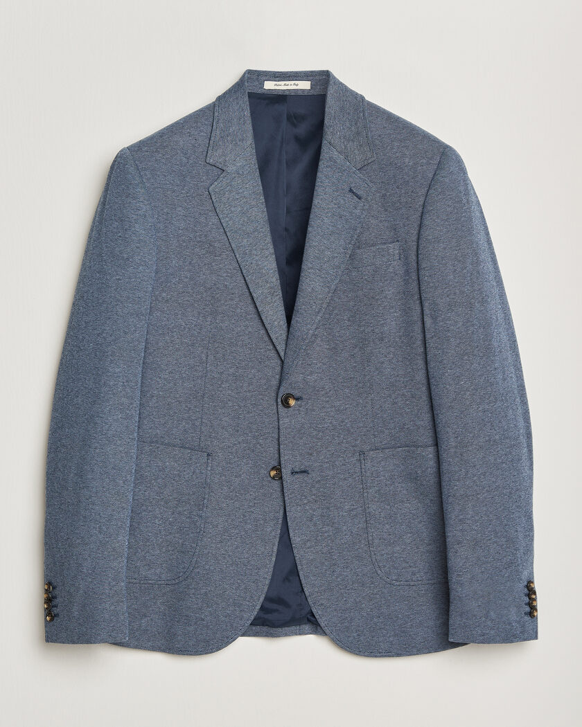 GANT Two Tone Jersey Pique Blazer Salty Sea – Sininen