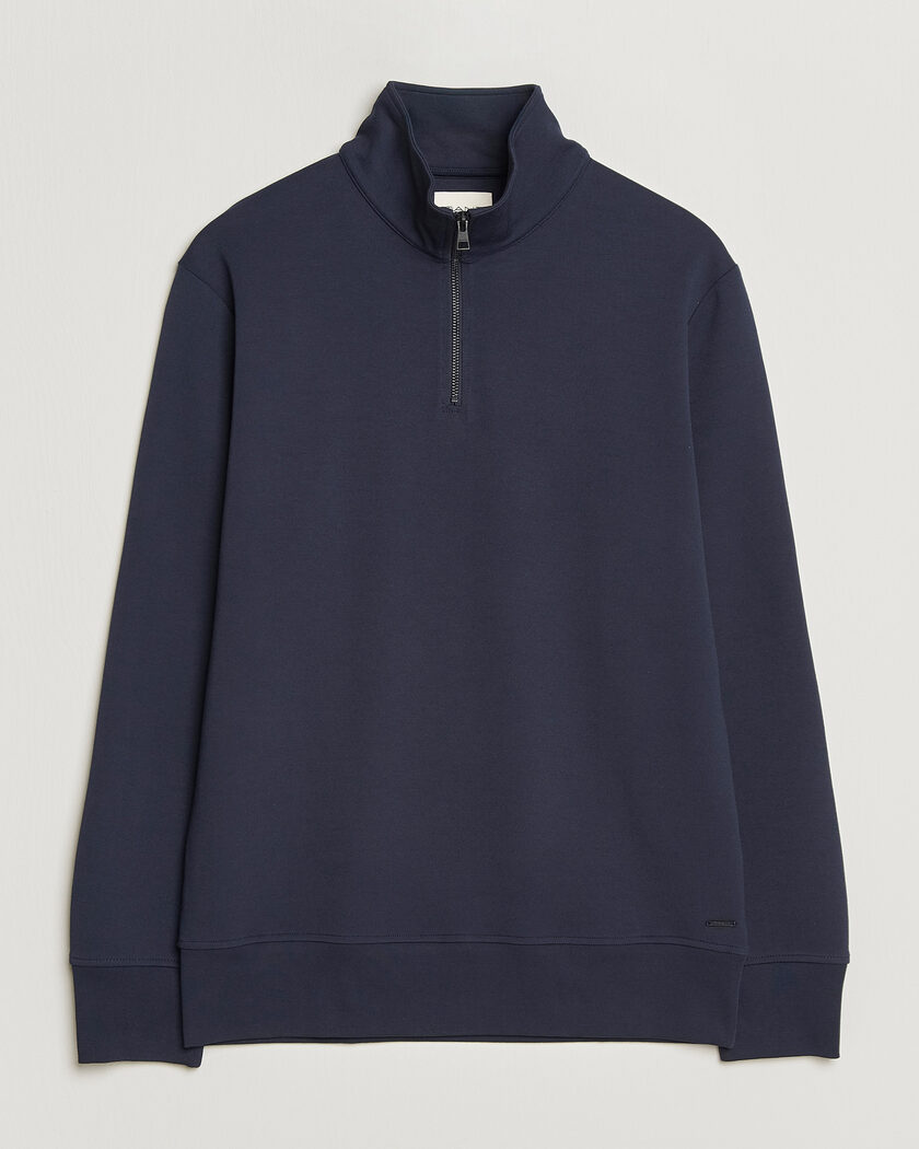 GANT Interlock Half Zip Evening Blue – Sininen
