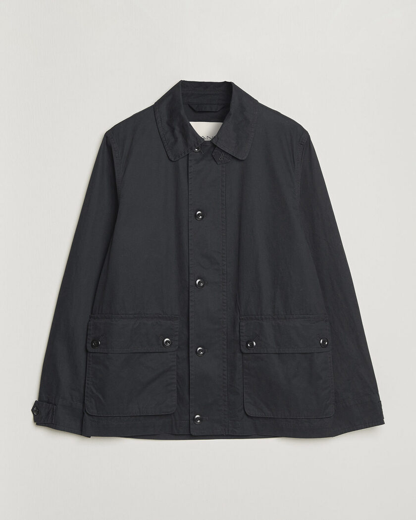 Gant Cotton Decker Jacket Black – Musta