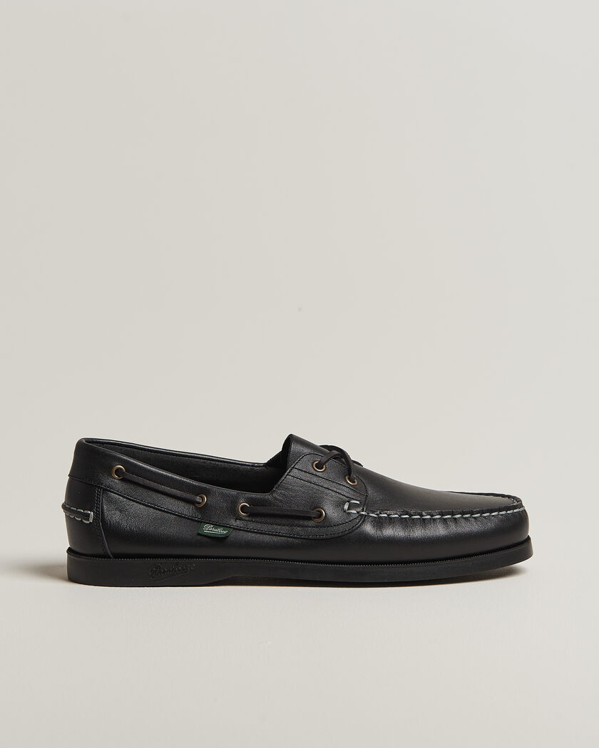 Paraboot Barth Boat Shoe Black – Musta