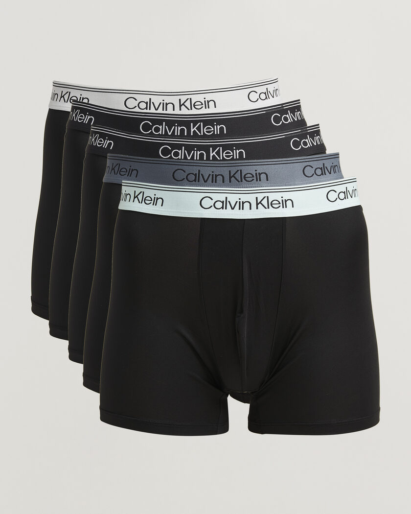 Calvin Klein 5-Pack Icon Cotton Stretch Boxer Brief Black – Monivärinen