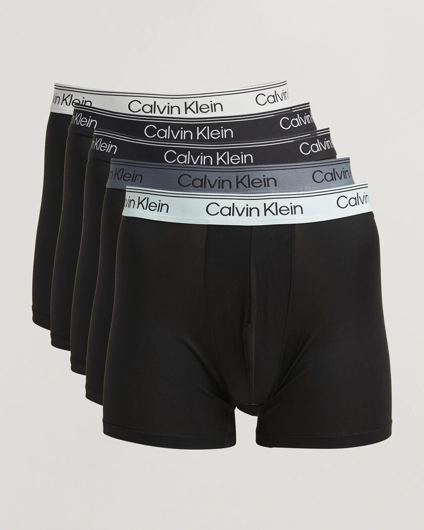 Calvin Klein 5-Pack Icon Cotton Stretch Boxer Brief Black – Monivärinen