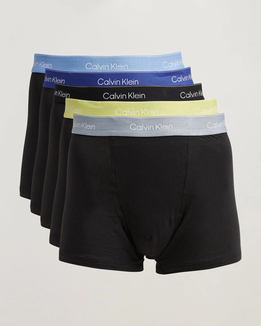 Calvin Klein 5-Pack Icon Cotton Stretch Relaxed Trunk Black – Musta