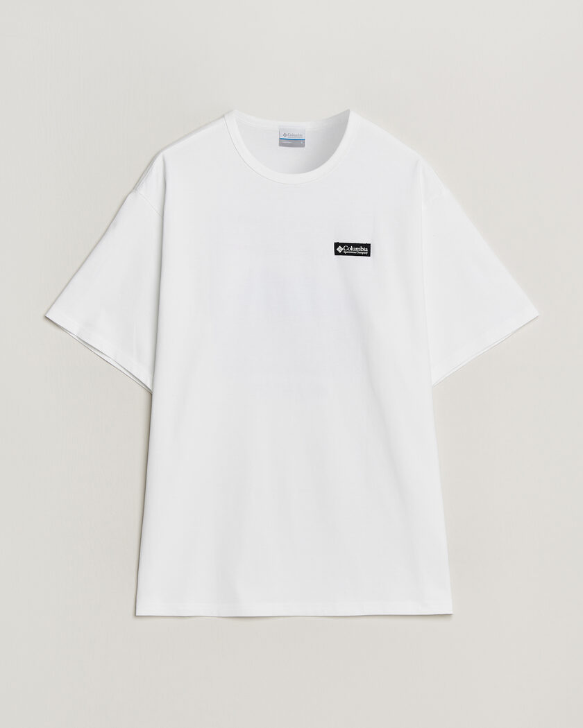 Columbia Heavyweight Back Graphic T-Shirt White – Valkoinen
