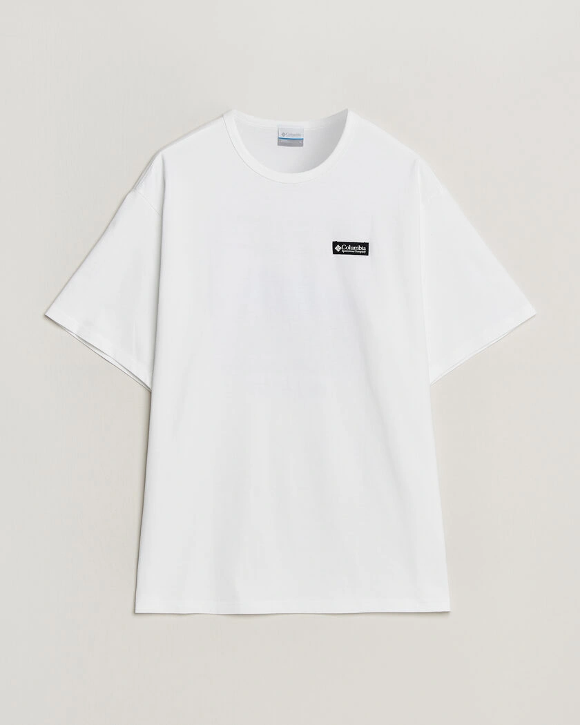Columbia Heavyweight Back Graphic T-Shirt White – Valkoinen