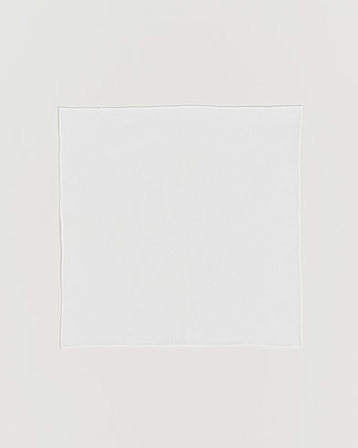 Canali Pocket Square White – Valkoinen