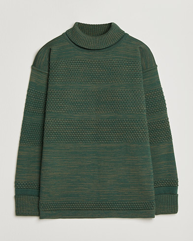 S.N.S. Herning Fisherman Sweater Natural Machine Green – Vihreä