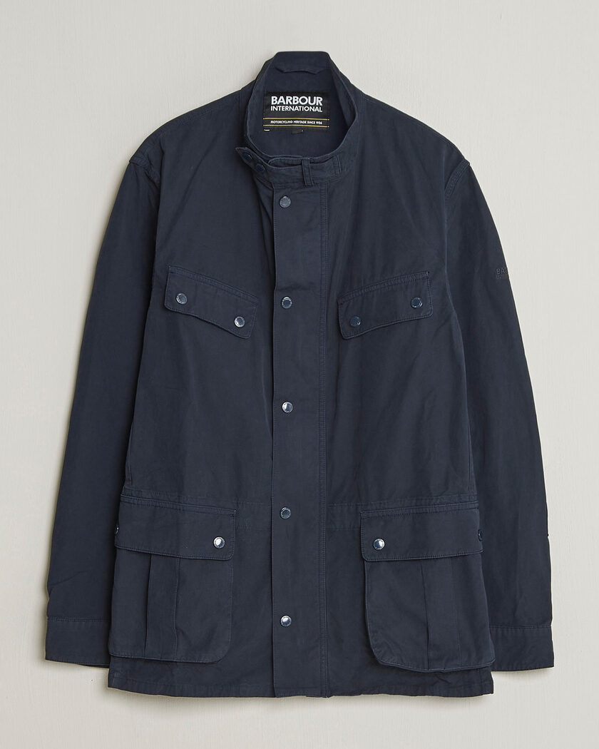 Barbour International Garment dyed Casual Duke Jacket Navy – Sininen