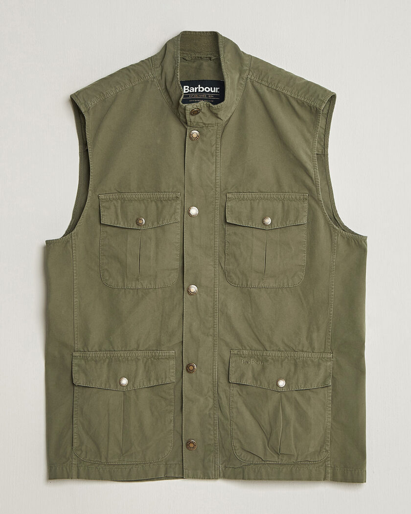 Barbour Lifestyle Casual Corebrigde Gilet Dusty Olive – Vihreä