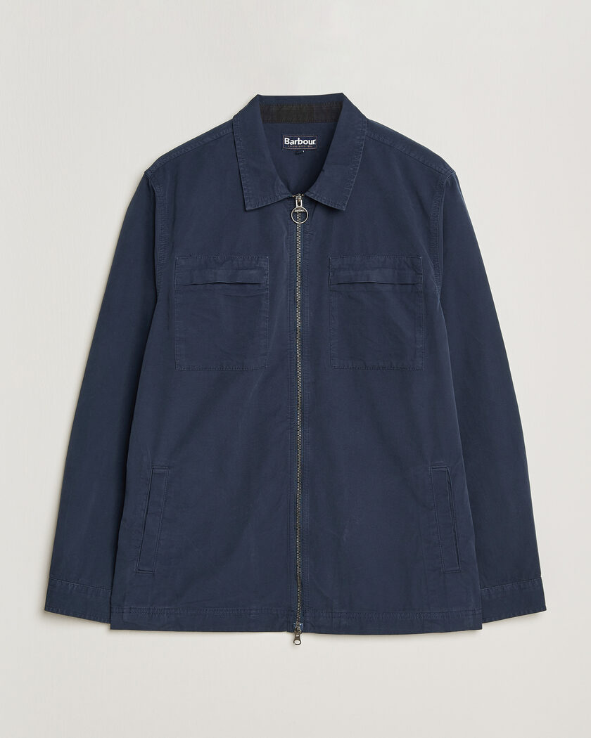 Barbour Lifestyle Glendale Zip Overshirt Navy – Sininen