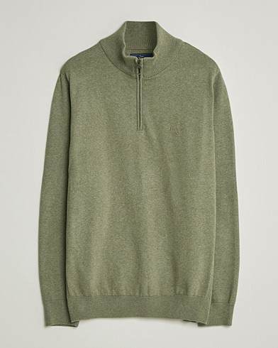 Barbour Lifestyle Cotton Half Zip Smokey Olive – Vihreä