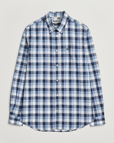 Barbour Lifestyle Harwood Gingaham Cotton Shirt Blue – Sininen