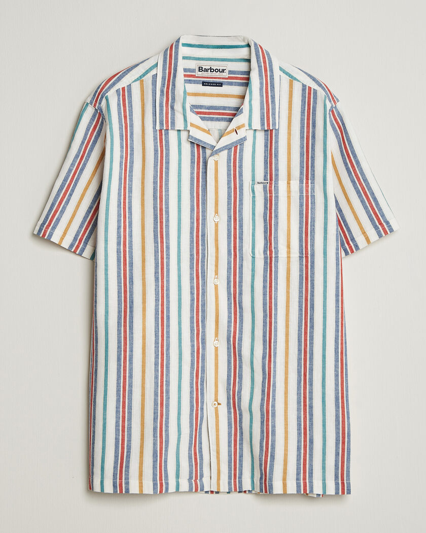 Barbour Lifestyle Waterbay Striped Summer Fit Shirt White – Monivärinen
