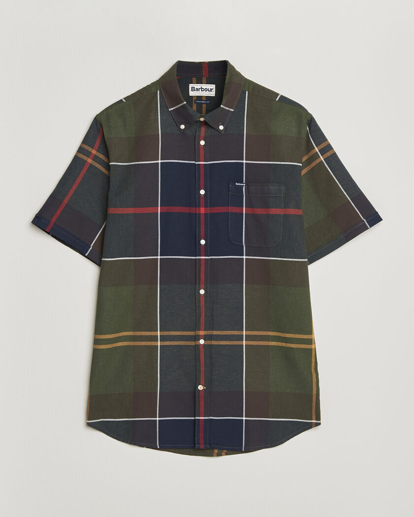 Barbour Lifestyle Douglas Short Sleeve Tailored Shirt Classic Tartan – Vihreä