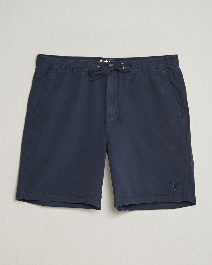 Barbour Lifestyle Washed Oxford Relaxed Shorts Navy – Sininen