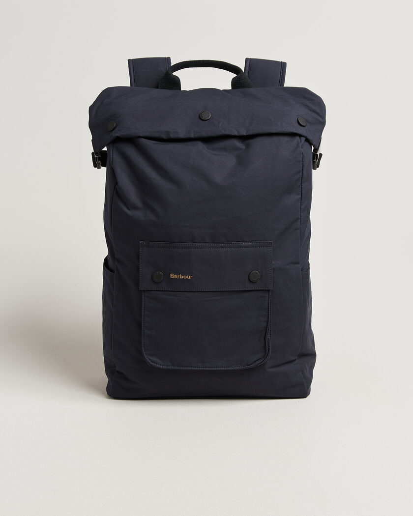 Barbour Lifestyle Transport Foldover Backpack Navy – Sininen