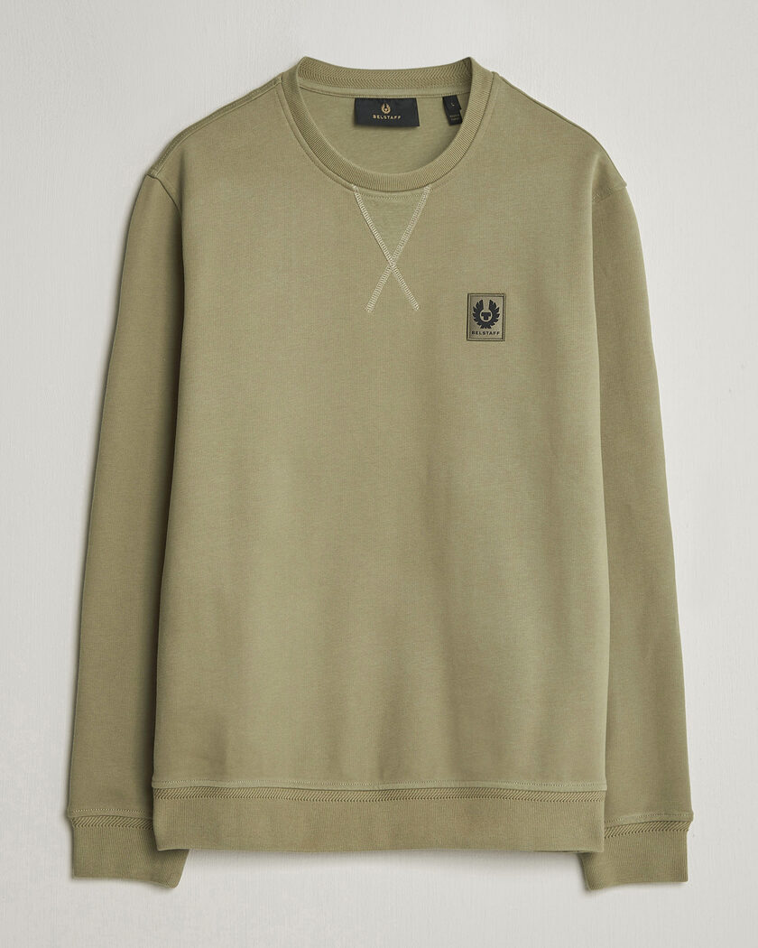Belstaff Signature Crew Neck Sweatshirt Fatigue Green – Vihreä